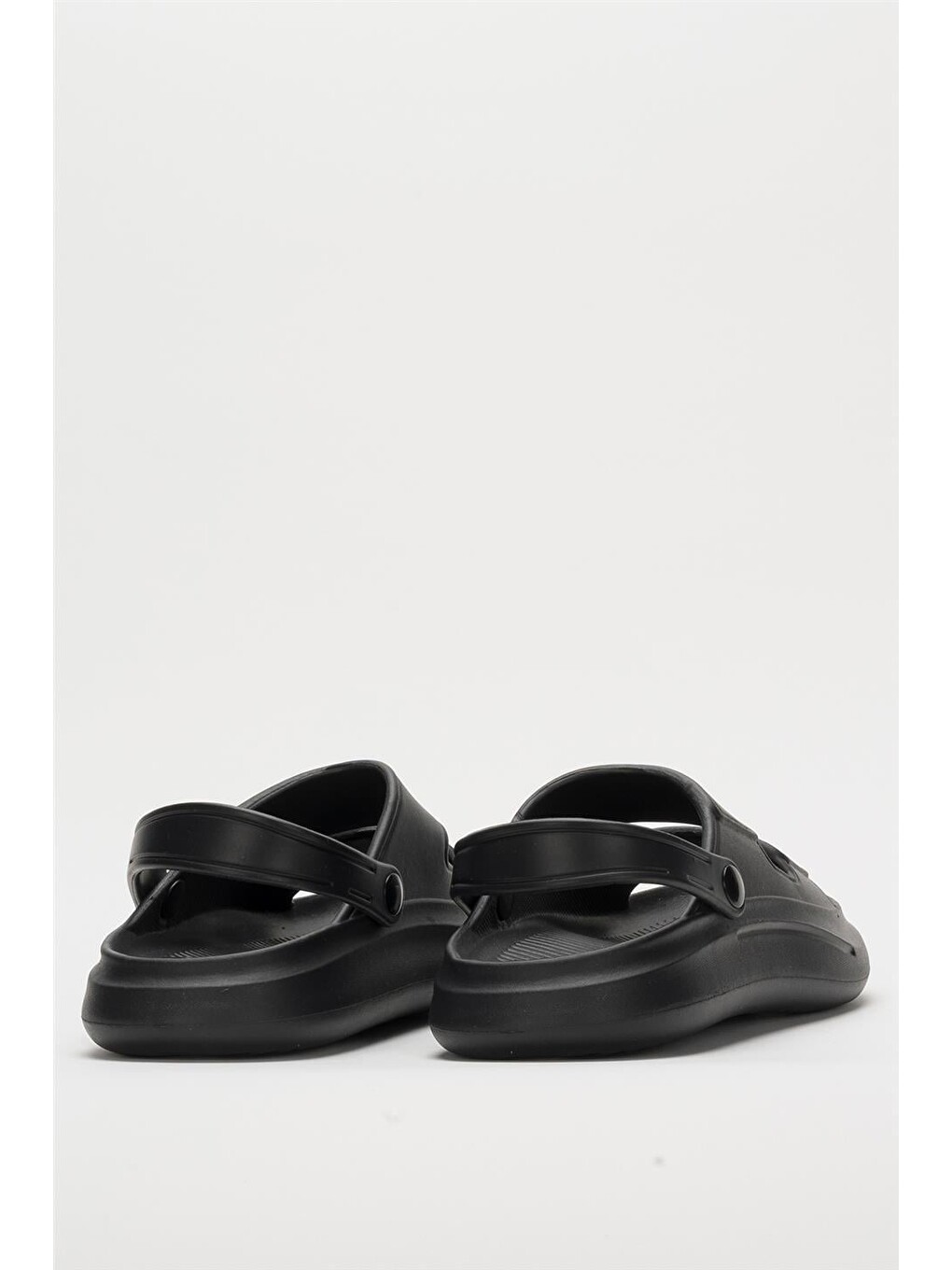 Unisex Ortopedik Deniz Havuz Terliği Sandalet Siyah-6