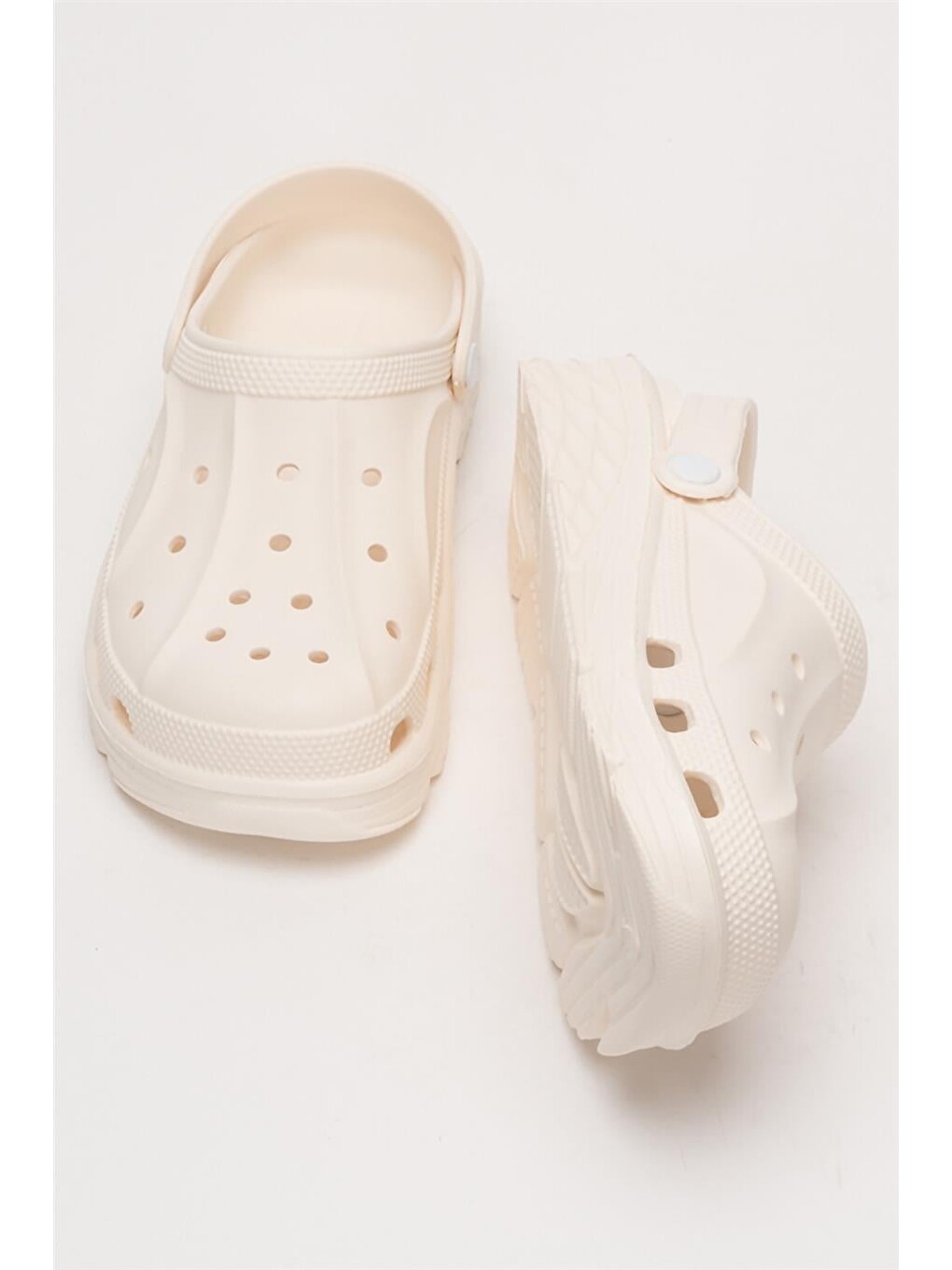 Ekru Erkek Eva Rahat Comfort Terlik Krem-6