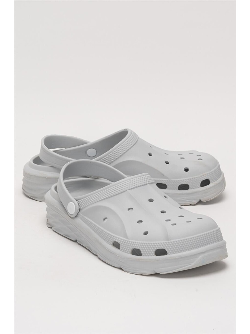 Erkek Eva Rahat Comfort Terlik Gri-3