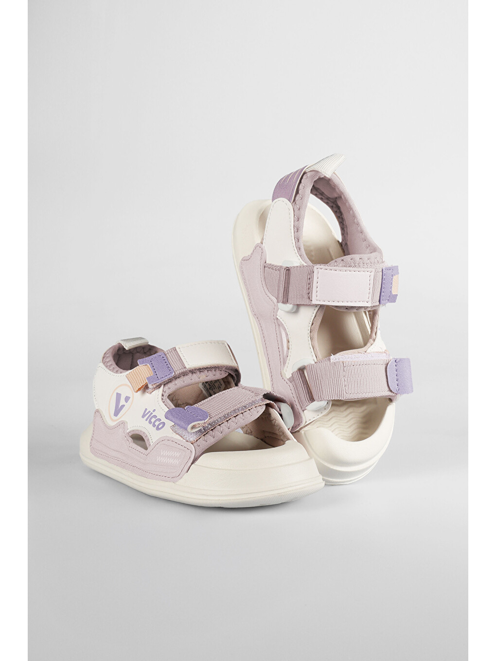 Pembe Wonder Hafif Kız Okul Öncesi Pudra Sandalet-4