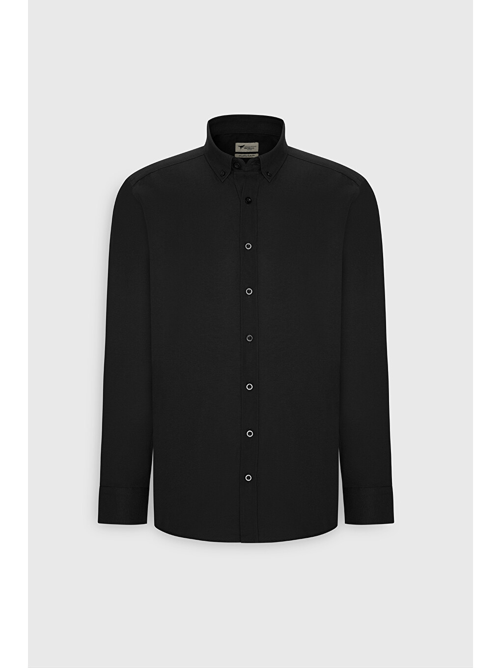 Erkek Siyah 2'li Pamuklu Kolay Ütülenebilir Slim Fit Dar Kesim Oxford Gömlek Paketi-9