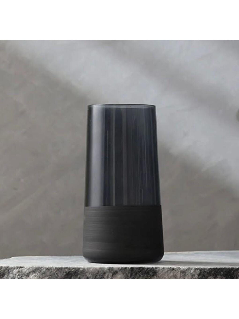 Matte 4'lü Meşrubat Bardağı Seti - Siyah - 520 Ml