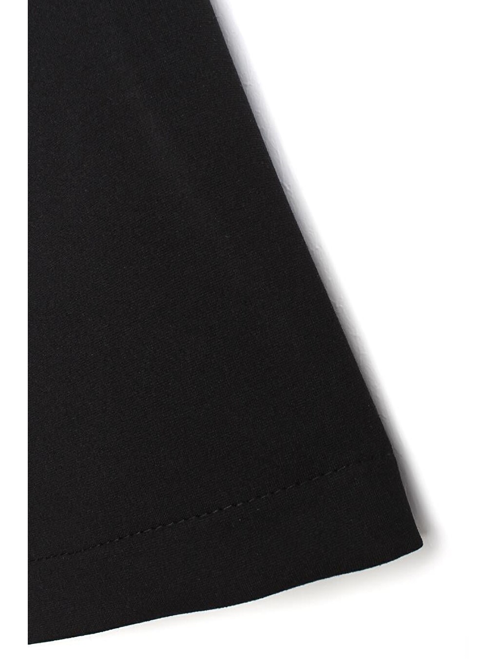 Siyah-arkası Lastikli Bol Paça Cepli Pantolon-4