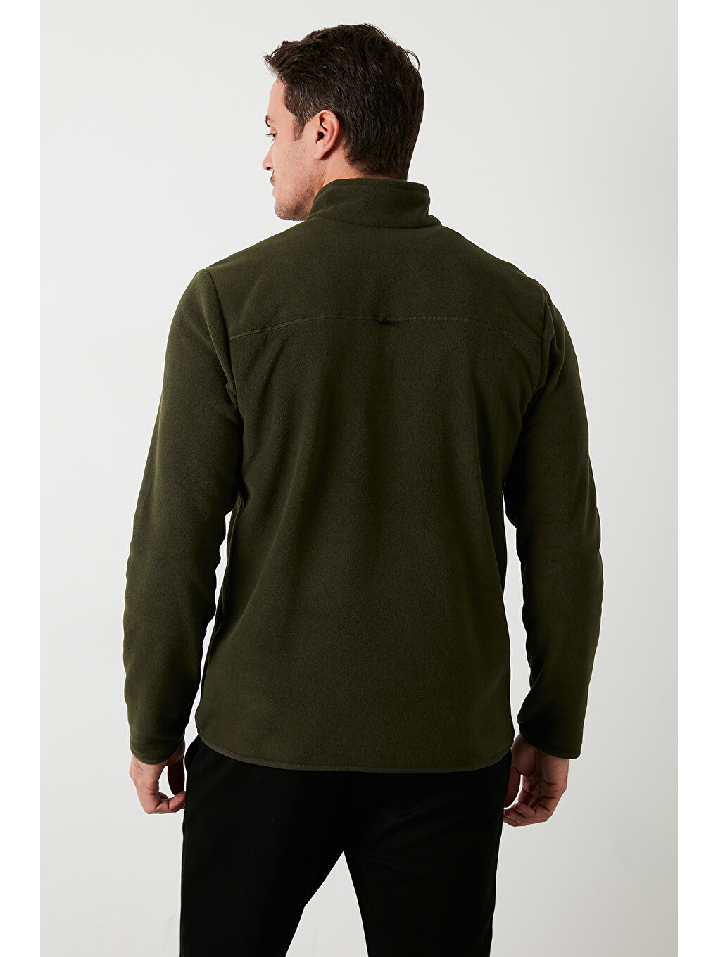 Yeşil Slim Fit Anti-pilling Tüylenme Yapmayan Şardonlu Soğuk Geçirmez 2'li Paket Polar 5906001s2-4