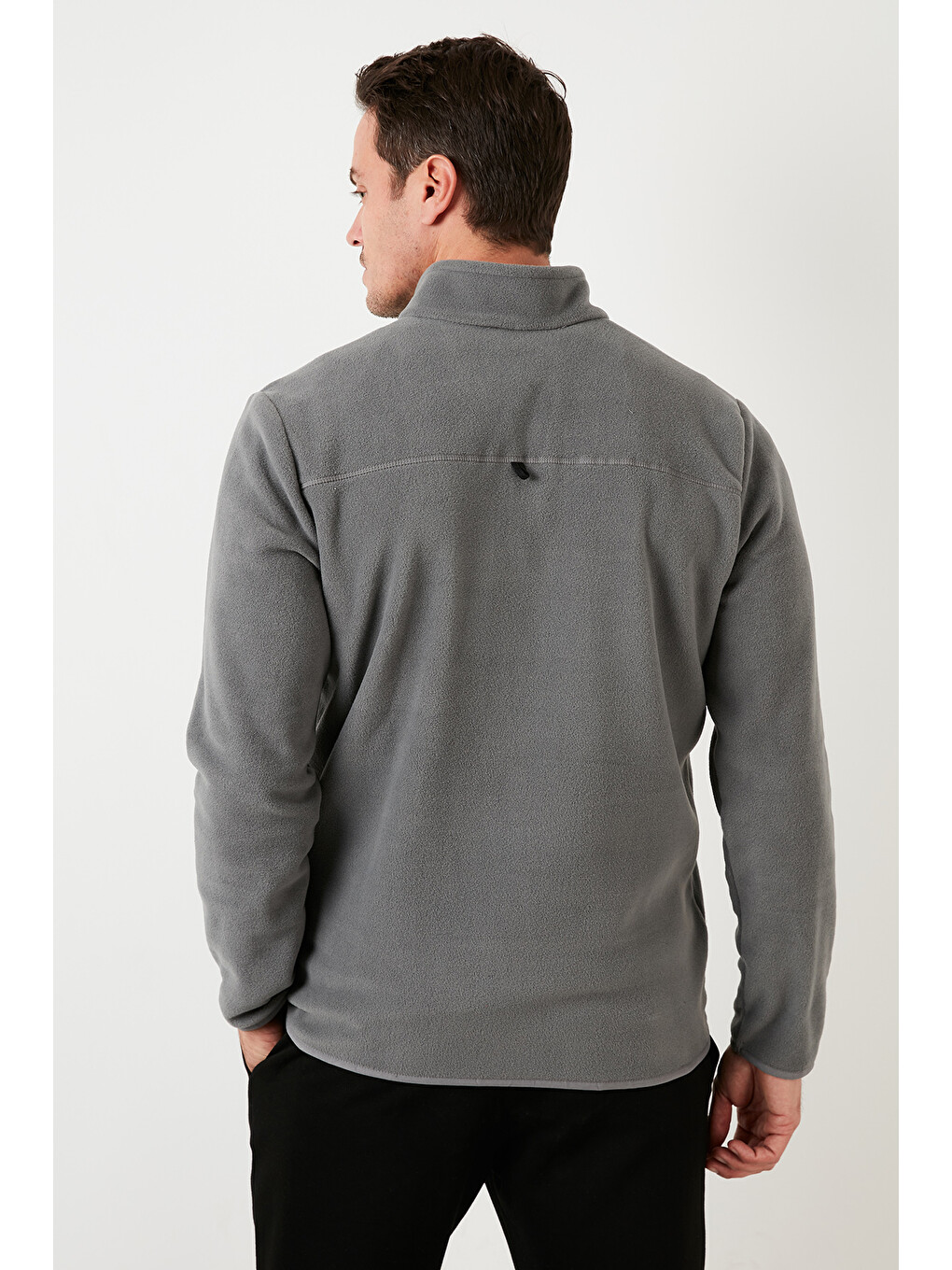 Gri Slim Fit Anti-pilling Tüylenme Yapmayan Şardonlu Soğuk Geçirmez 2'li Paket Polar 5906001s2-4
