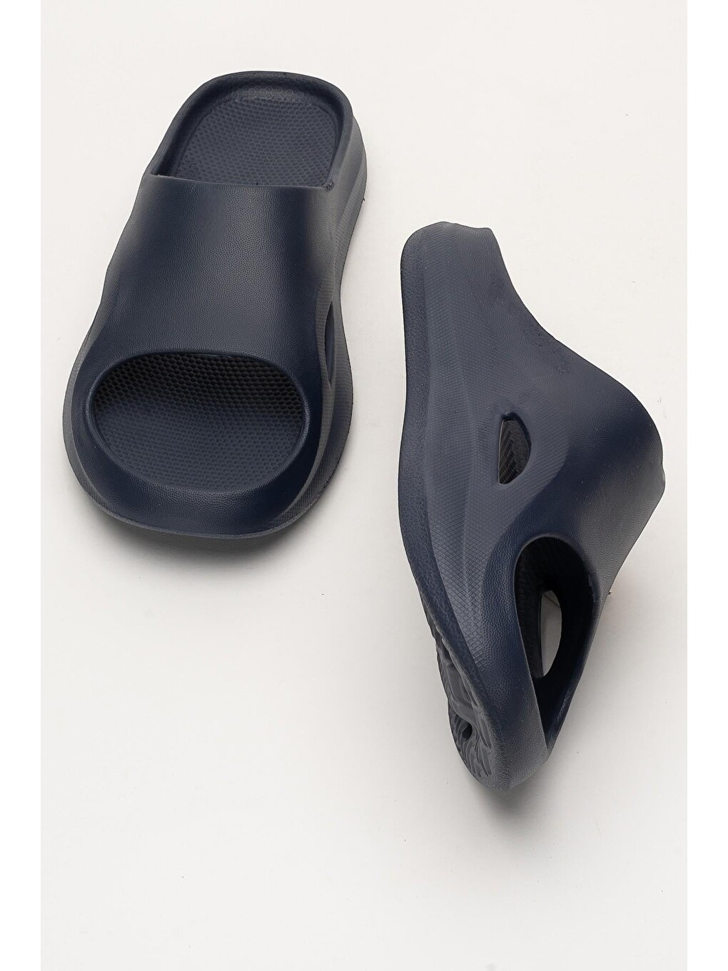 Erkek Eva Rahat Comfort Plaj Yazlık Günlükterlik Lacivert-6