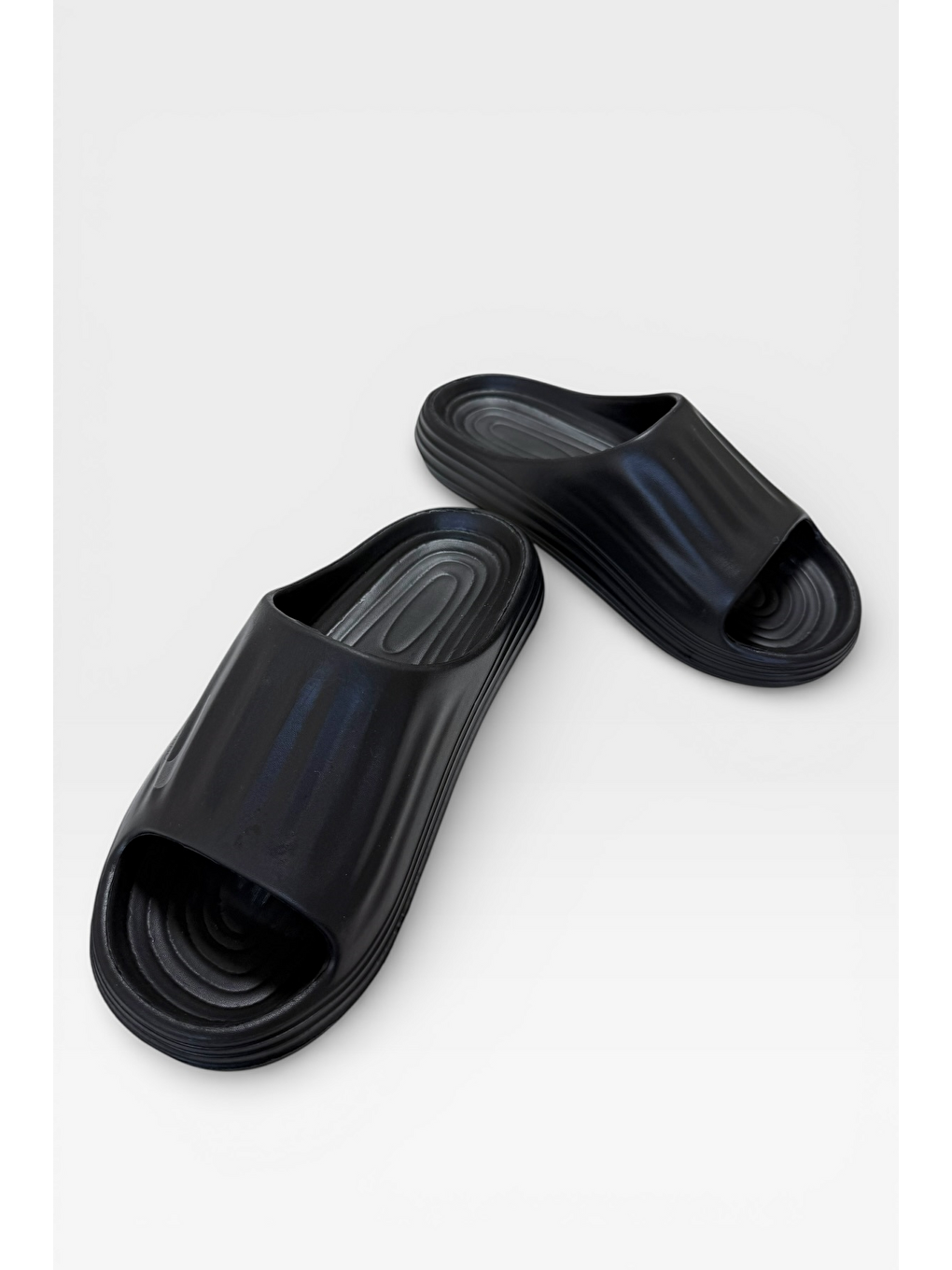 Unisex Ultra Yumuşak Taban Eva Terlik Siyah-4