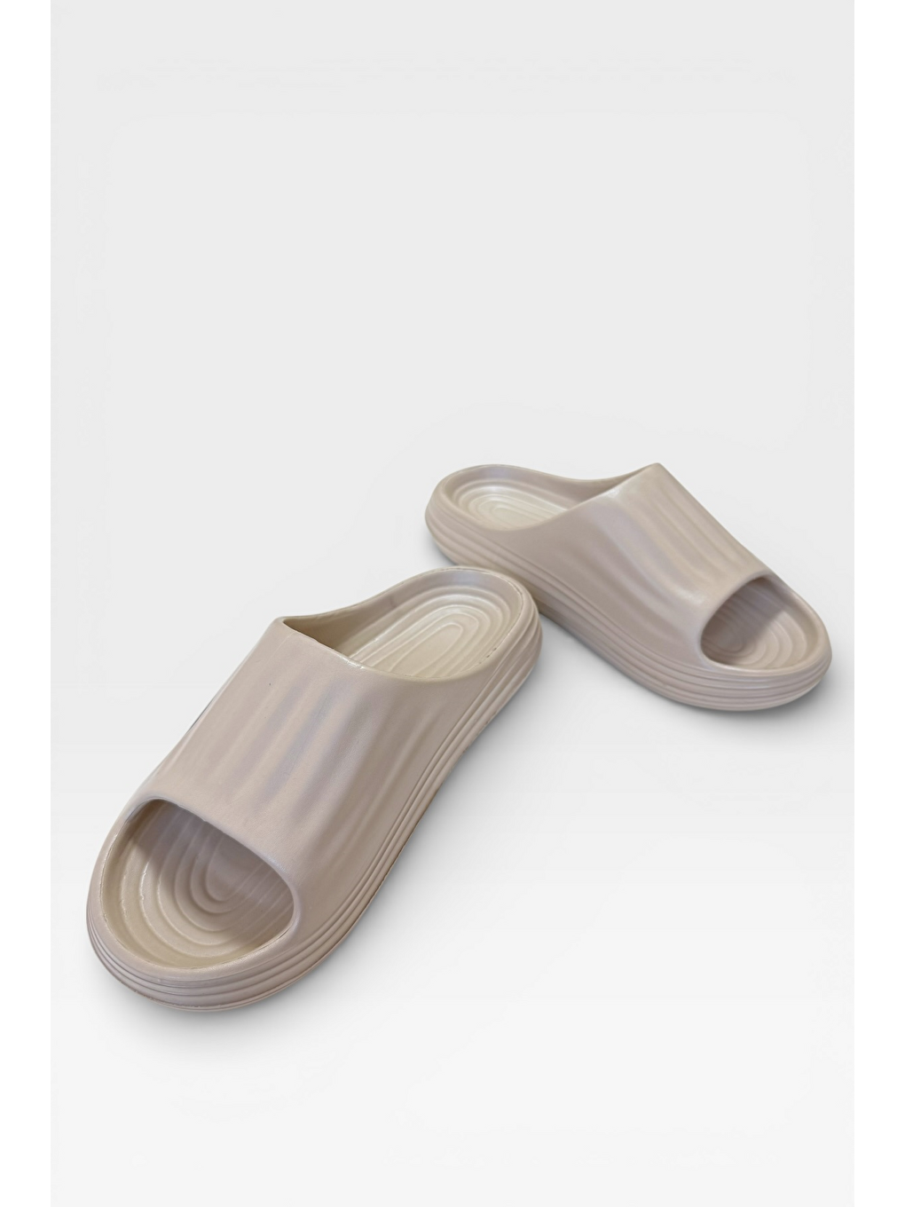 Bej Unisex Ultra Yumuşak Taban Eva Terlik Vizon-2