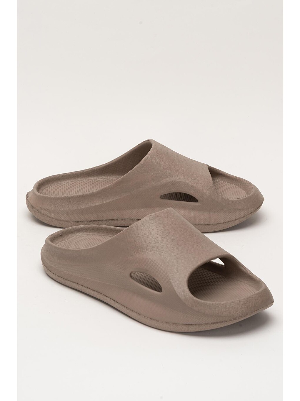 Erkek Eva Rahat Comfort Plaj Yazlık Günlükterlik Kahverengi-5