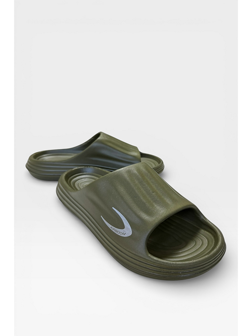 Unisex Ultra Yumuşak Taban Eva Terlik Haki-1