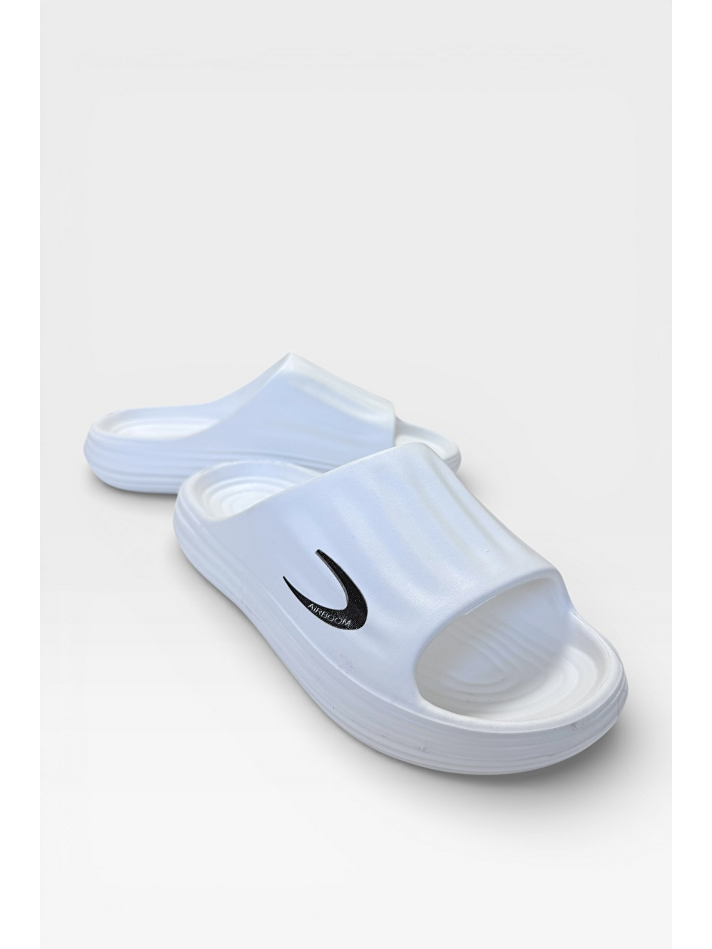 Unisex Ultra Yumuşak Taban Eva Terlik Beyaz-1