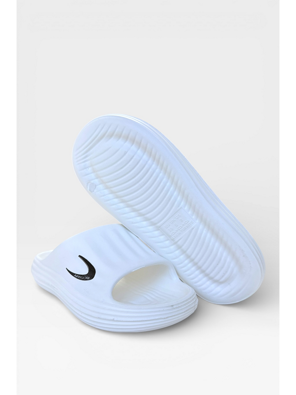 Unisex Ultra Yumuşak Taban Eva Terlik Beyaz-4