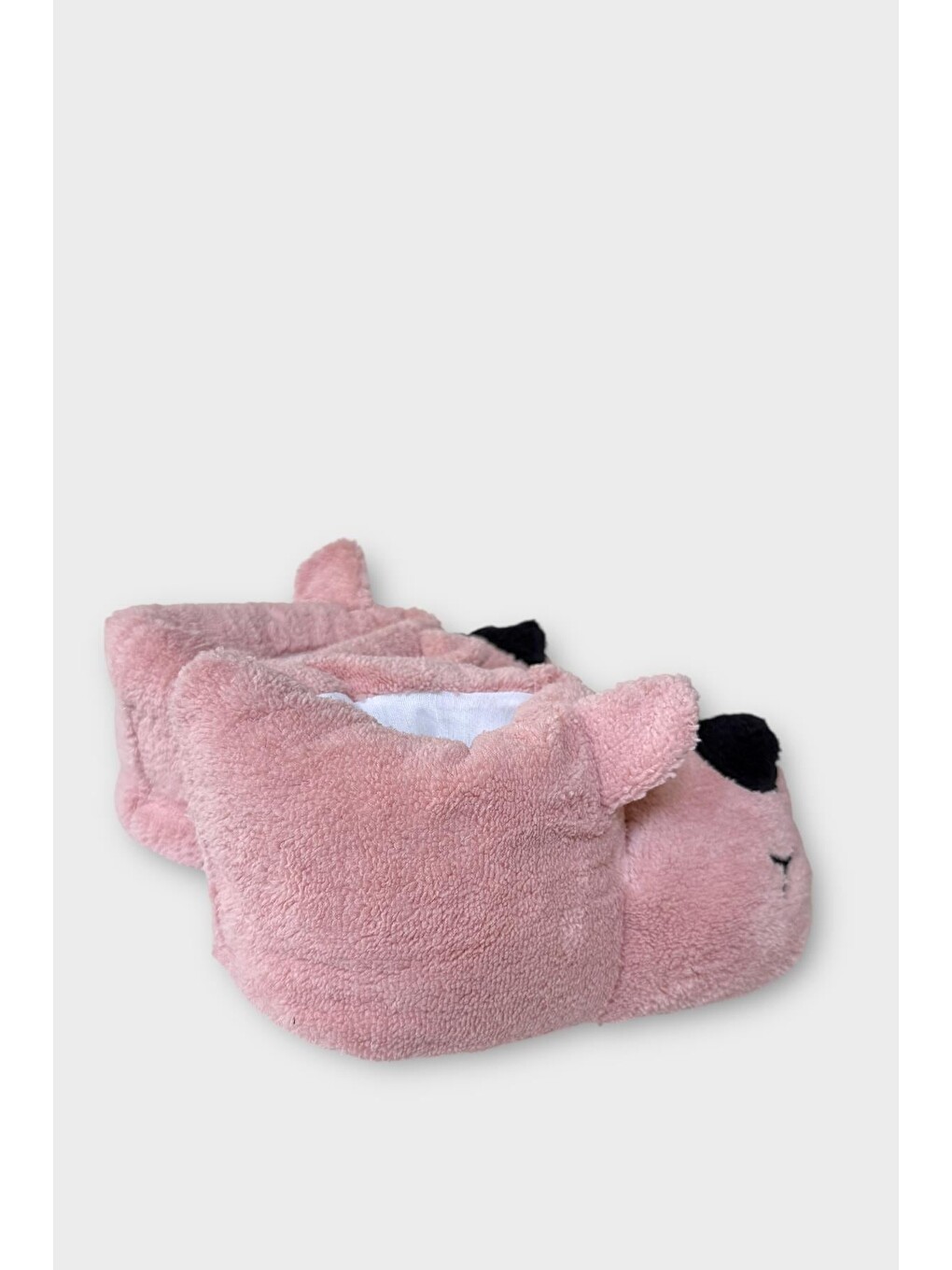 Pembe Unisex Panduf Ses Yapmayan Ev Patiği Pudra-4