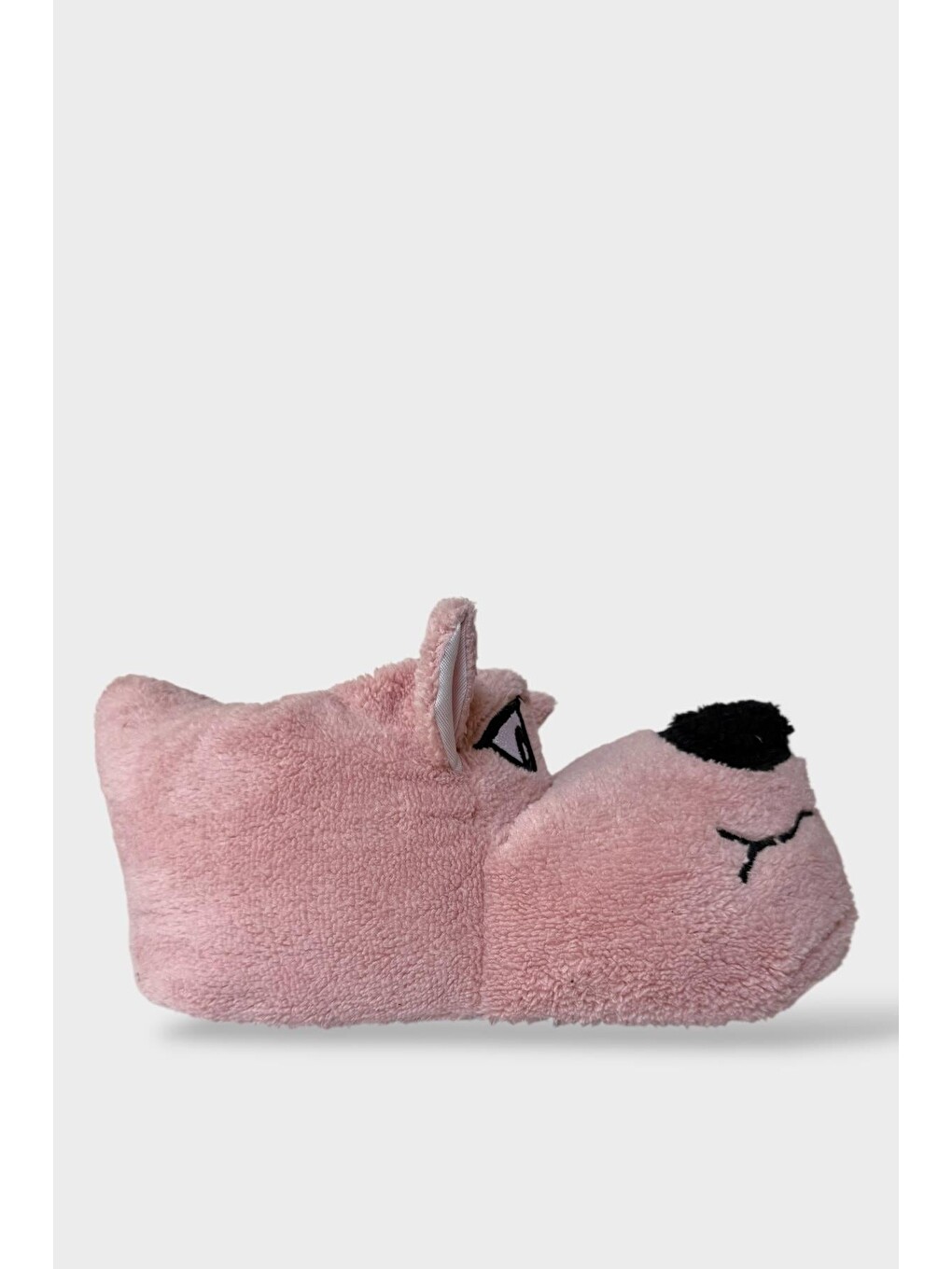 Pembe Unisex Panduf Ses Yapmayan Ev Patiği Pudra-1