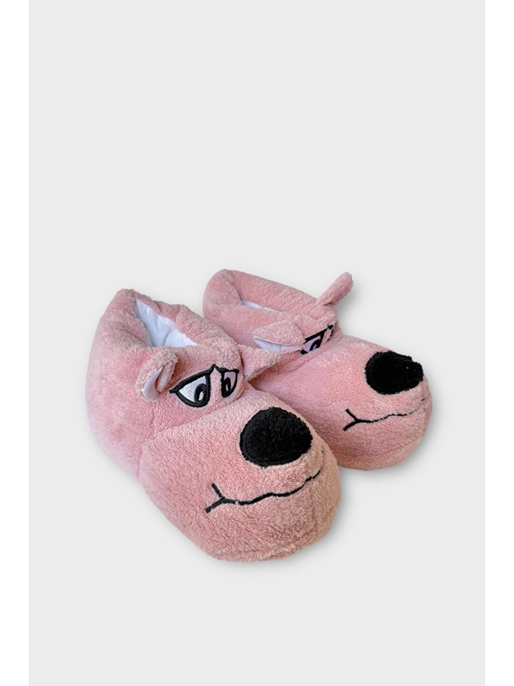 Pembe Unisex Panduf Ses Yapmayan Ev Patiği Pudra-2