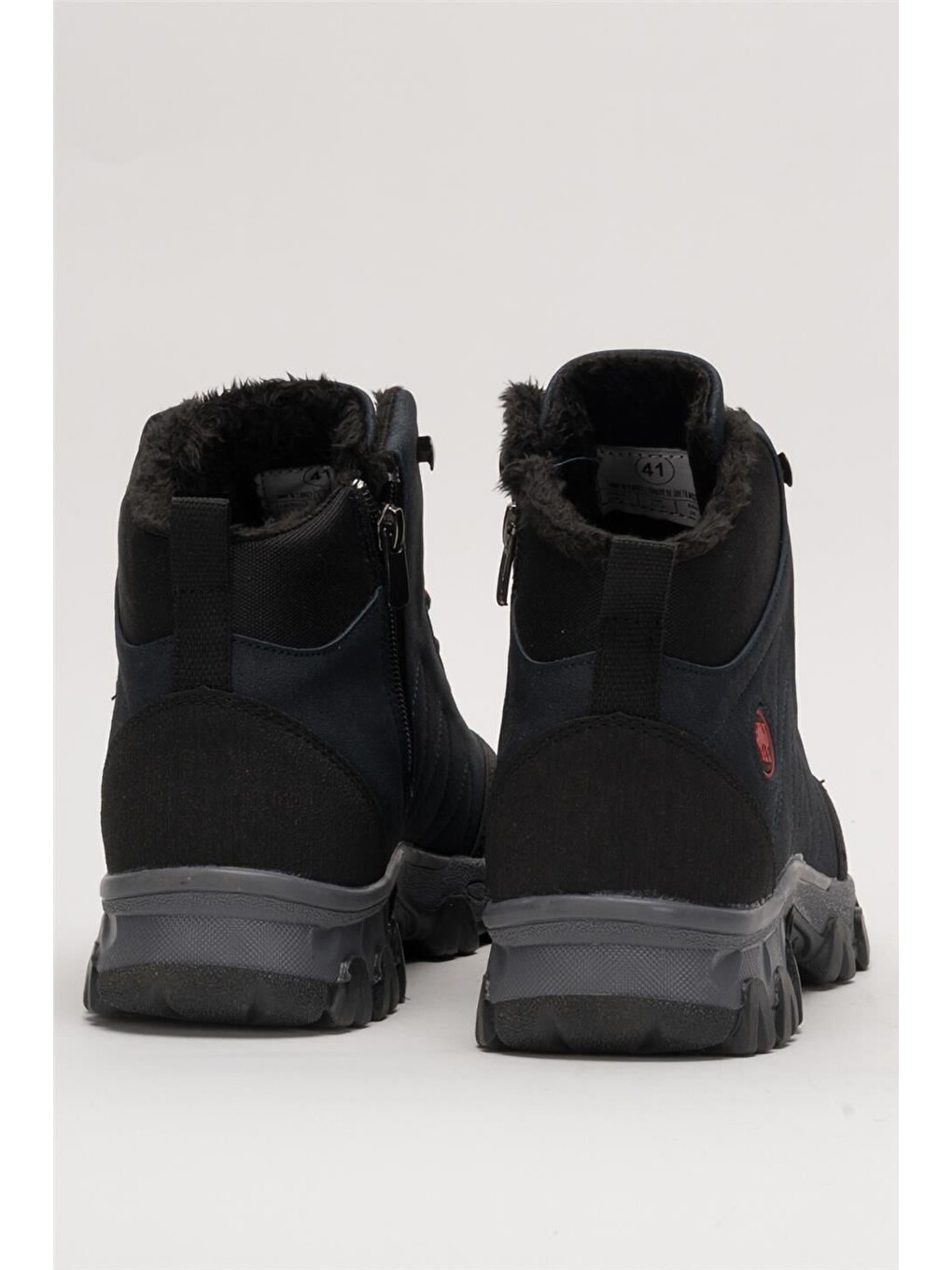 Soğuk Geçirmez Unisex Uzun Outdoor Trekking Bot Ayakkabı Lacivert-3
