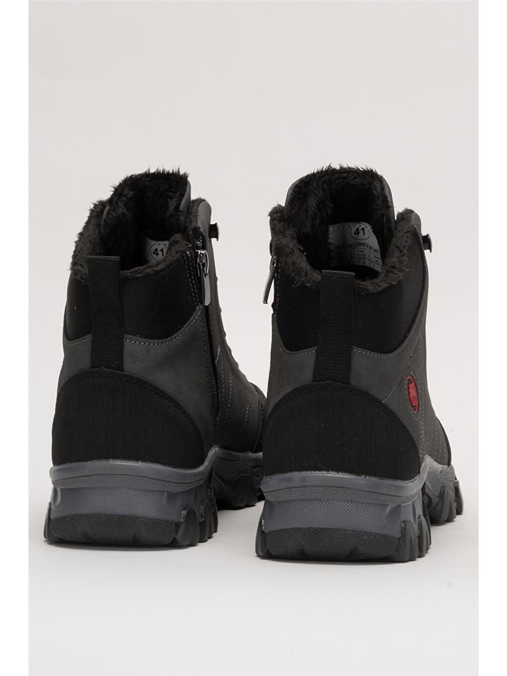 Soğuk Geçirmez Unisex Uzun Outdoor Trekking Bot Ayakkabı Gri-9