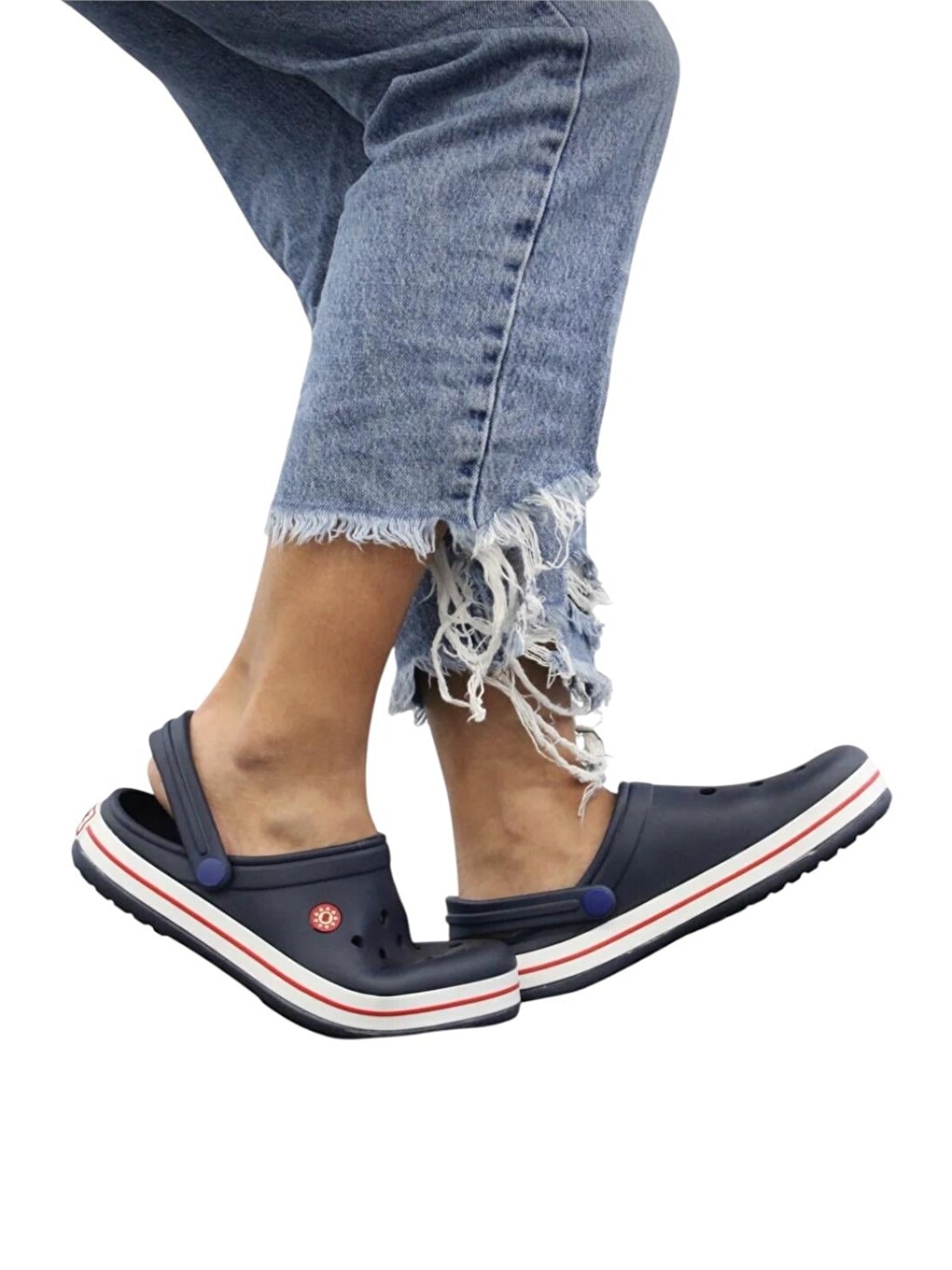 Unisex Comfort Hafif Medikal Hemşire Sabo Terlik Lacivert-8