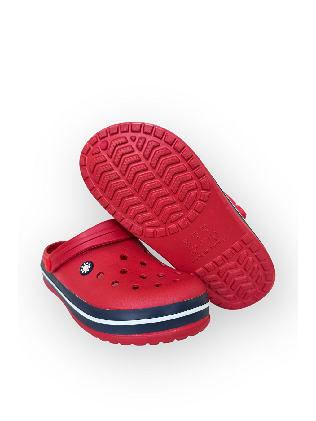 Kırmızı Unisex Comfort Hafif Medikal Hemşire Sabo Terlik Kirmizi - Lacivert-4