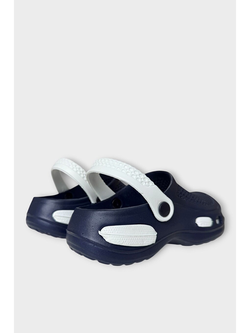 Unisex Comfort Medikal Hemşire Sabo Terlik Lacivert - Beyaz-5