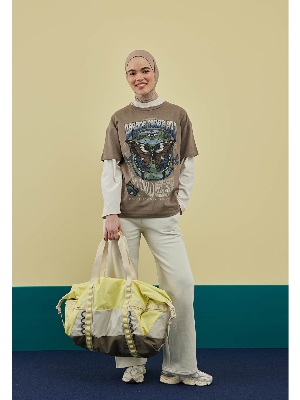 Athletic Hijab Bej