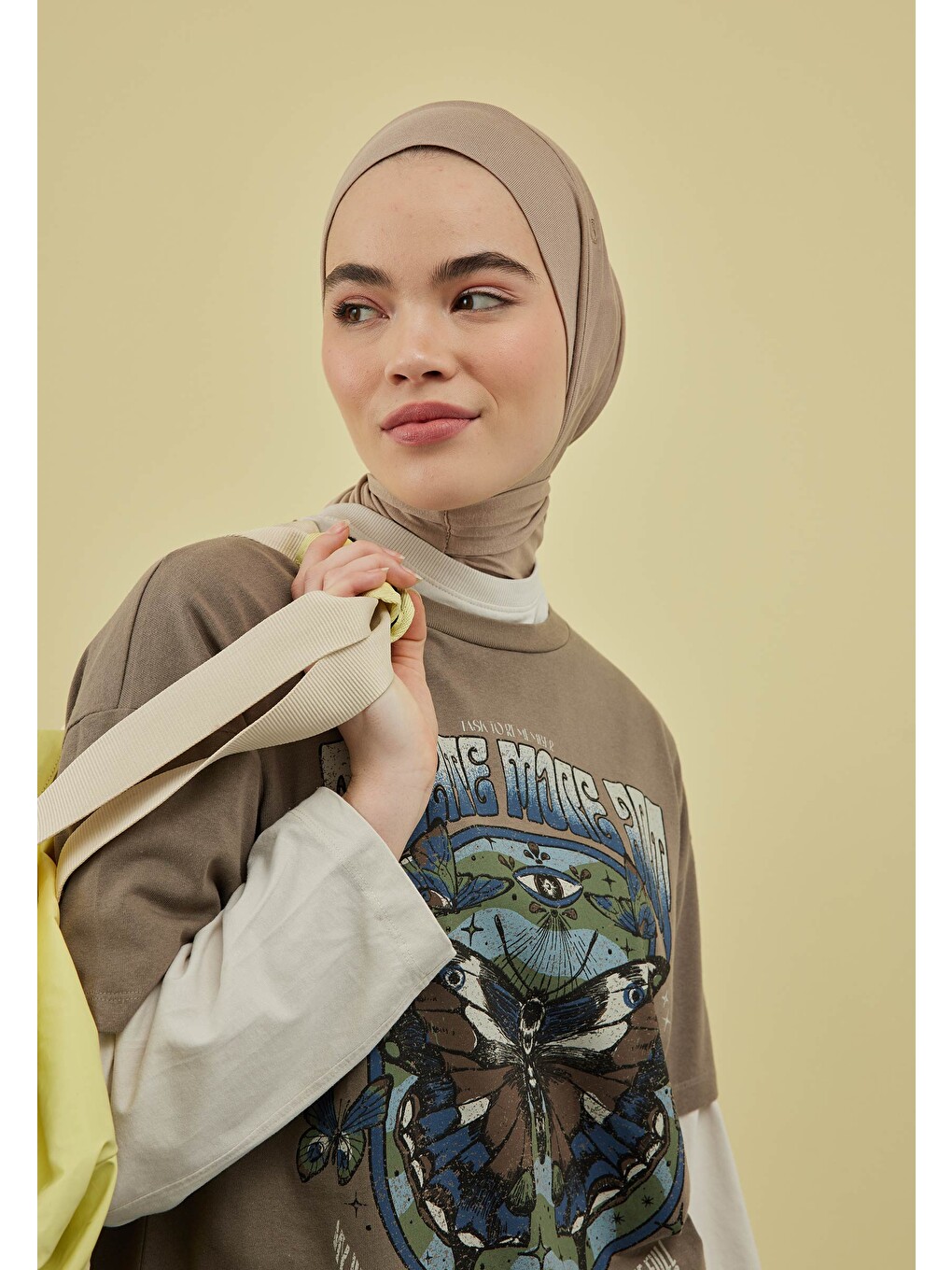 Athletic Hijab Bej-2