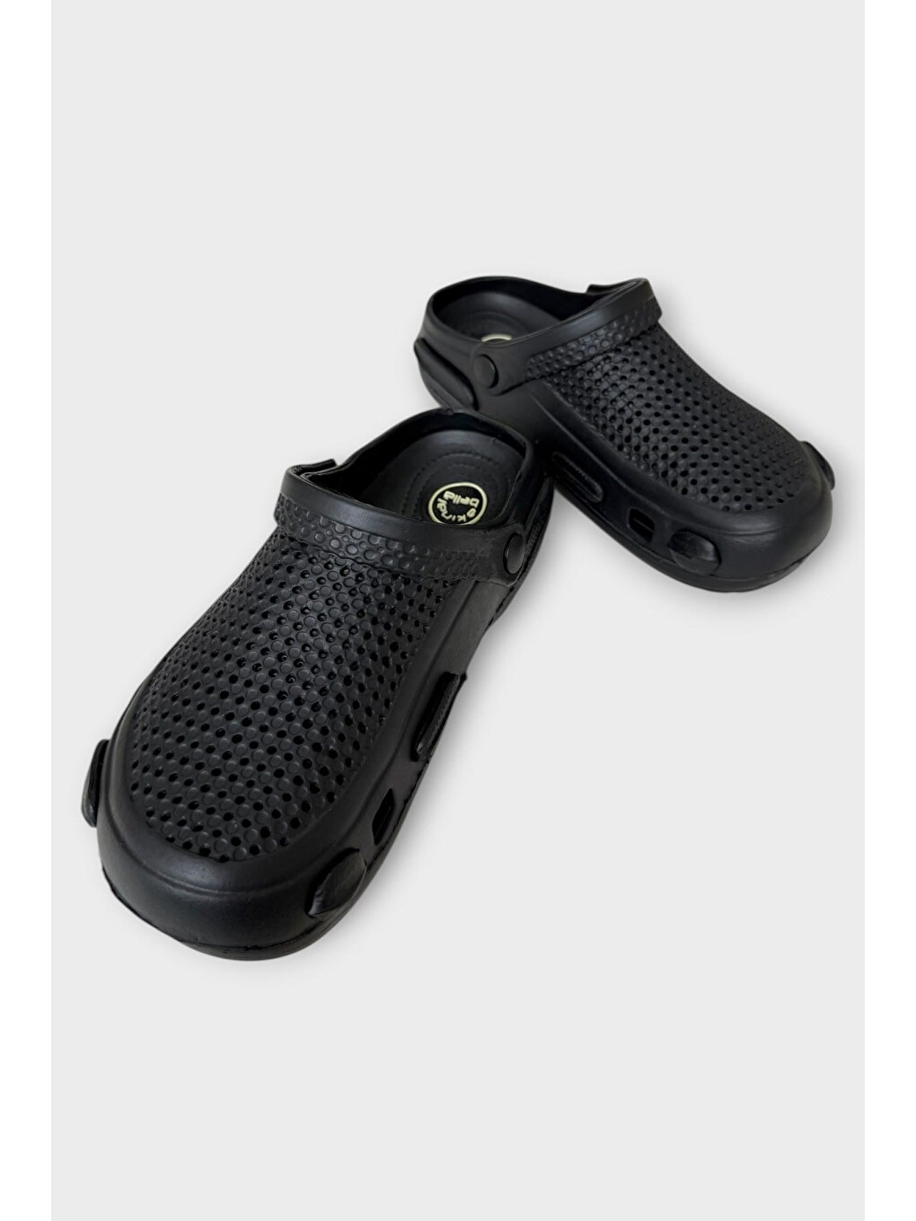 Unisex Comfort Medikal Hemşire Sabo Terlik Siyah - Siyah-5