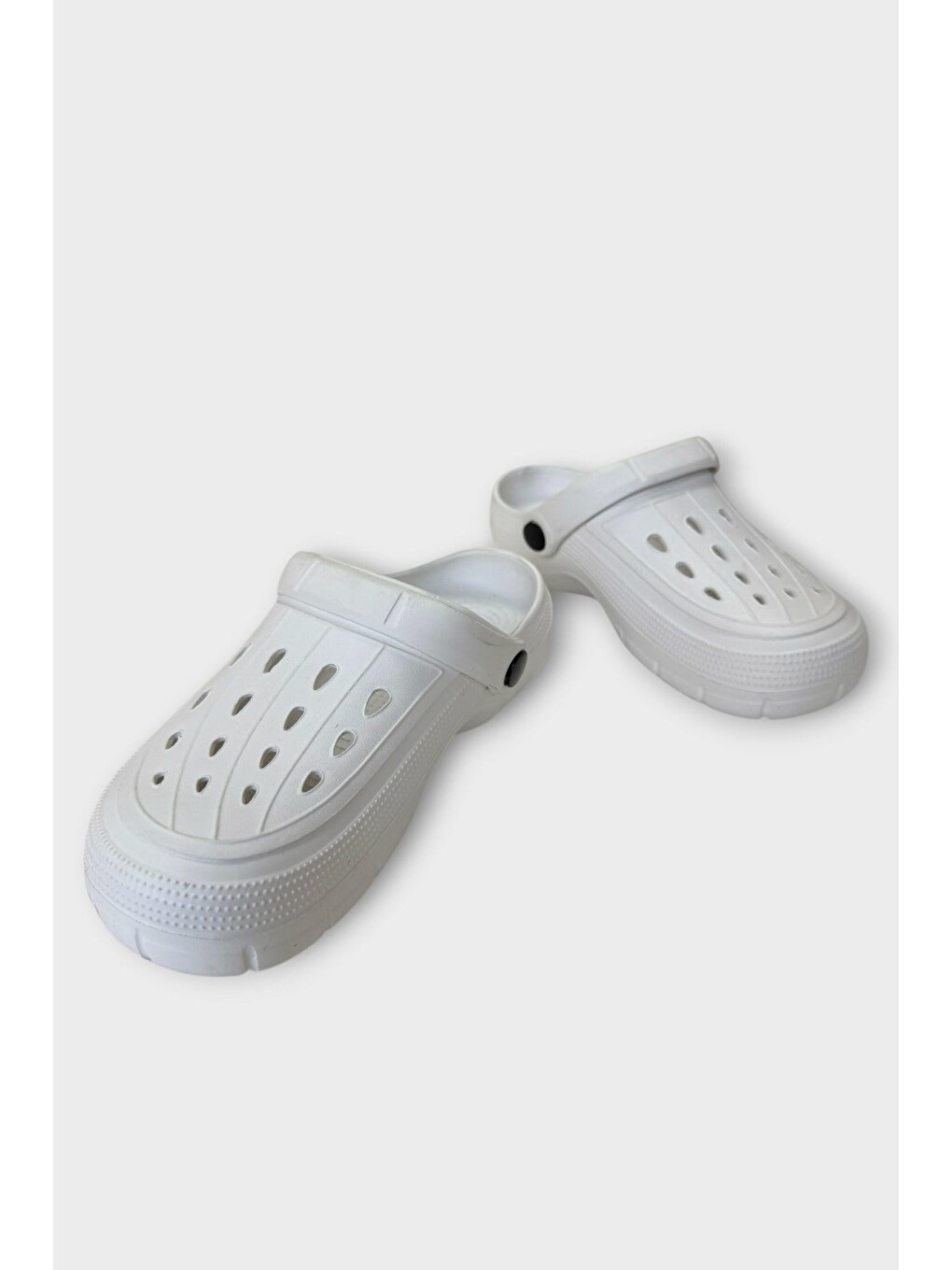 Unisex Comfort Hafif Medikal Hemşire Doktor Sabo Terlik Beyaz-4