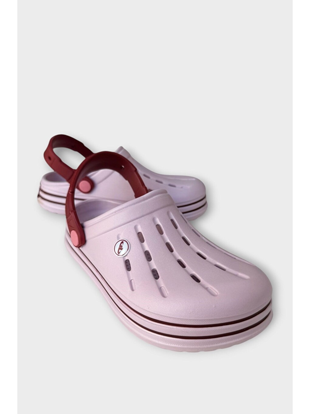 Pembe Comfort Medikal Hemşire Sabo Unisex Terlik Pudra-3