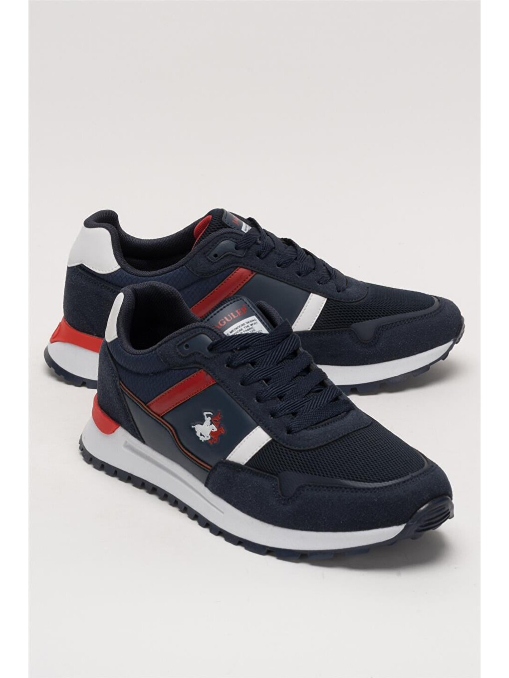 Erkek Ortopedik Günlük Yürüyüş Koşu Sneaker Spor Ayakkabı Lacivert-3