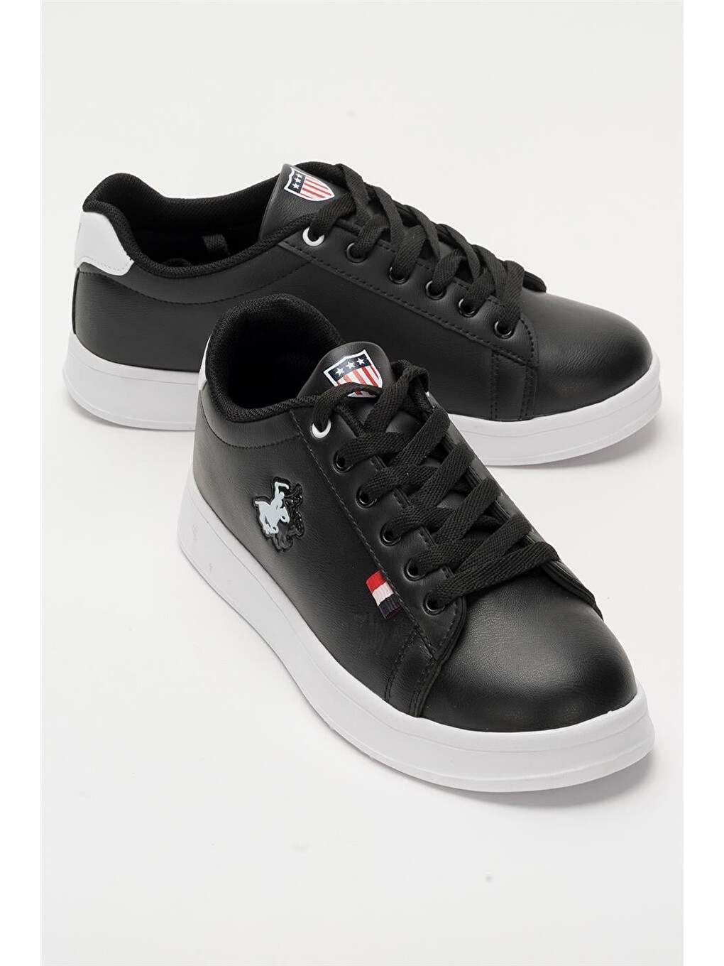 Unisex Sneakers Günlük Spor Ayakkabı Siyah - Beyaz-1