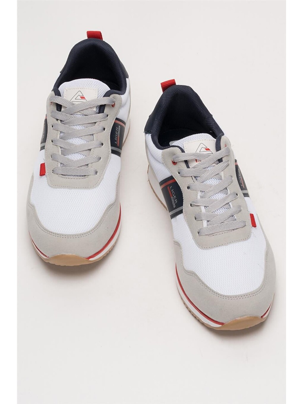 Erkek Günlük Sneaker Spor Ayakkabı Beyaz - Lacivert-10