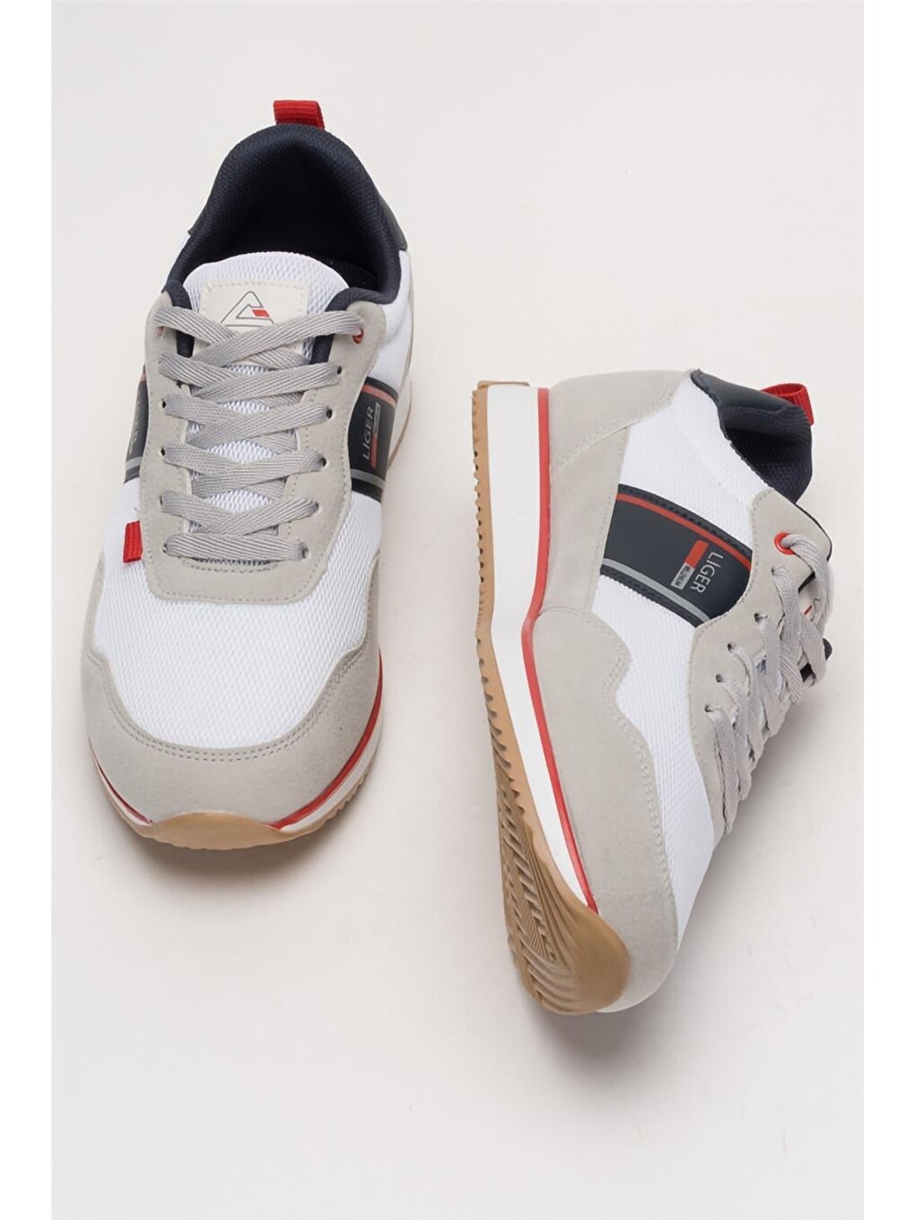 Erkek Günlük Sneaker Spor Ayakkabı Beyaz - Lacivert-12