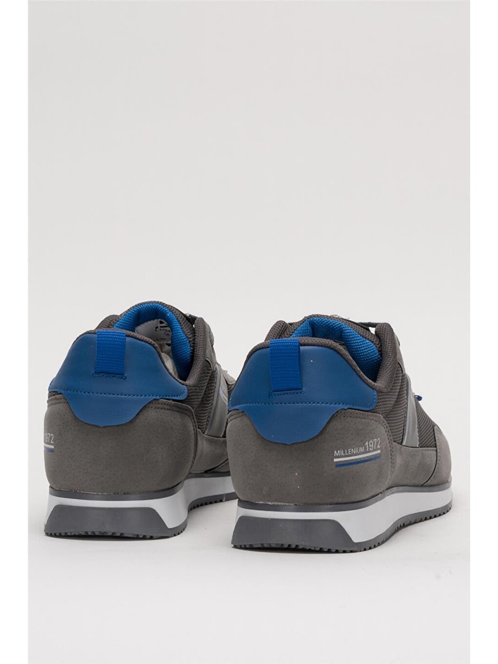 Gri Erkek Günlük Sneaker Spor Ayakkabı Füme-3
