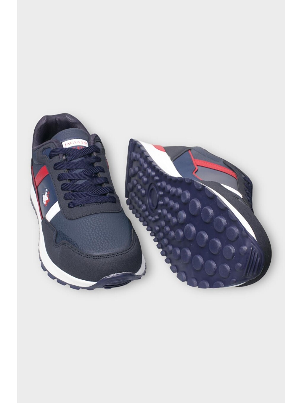 Erkek Ortopedik Cilt Günlük Yürüyüş Koşu Sneaker Spor Ayakkabı Lacivert-7