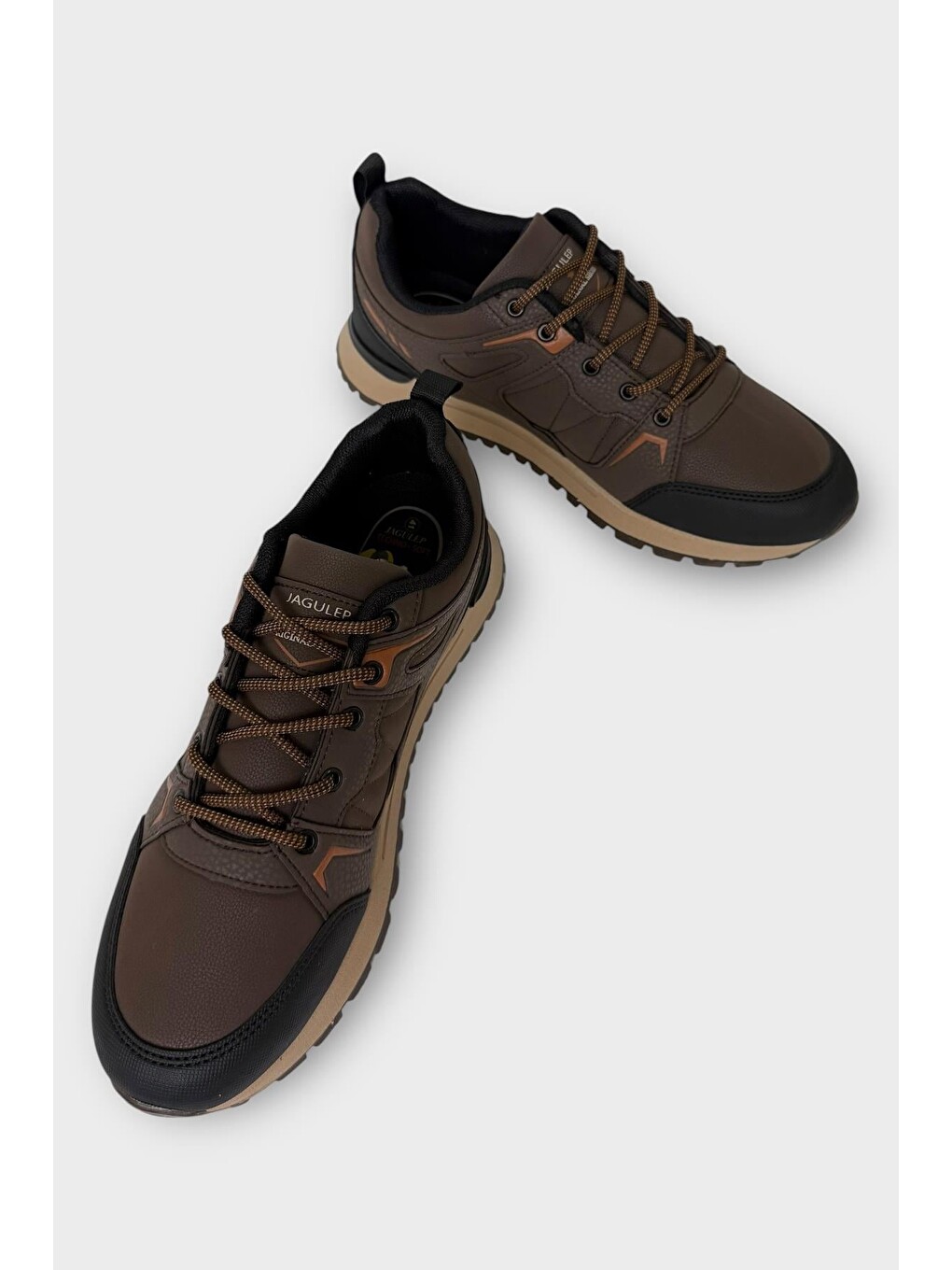Erkek 4 Mevsim Rahat Comfort Spor Ayakkkabı Kahverengi-7