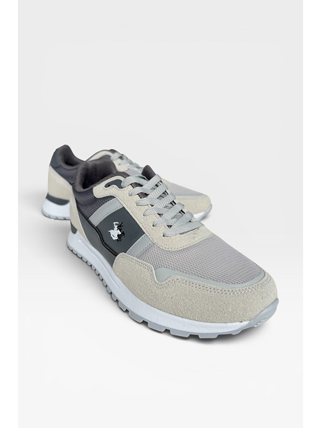 Erkek Ortopedik Günlük Yürüyüş Koşu Sneaker Spor Ayakkabı Gri-1