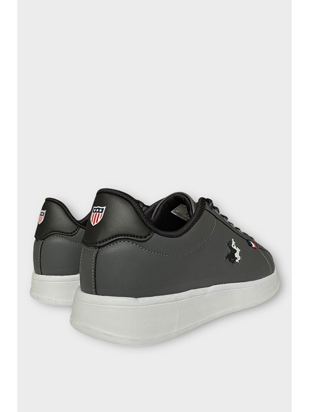 Gri Unisex Sneakers Günlük Spor Ayakkabı Füme - Siyah-10