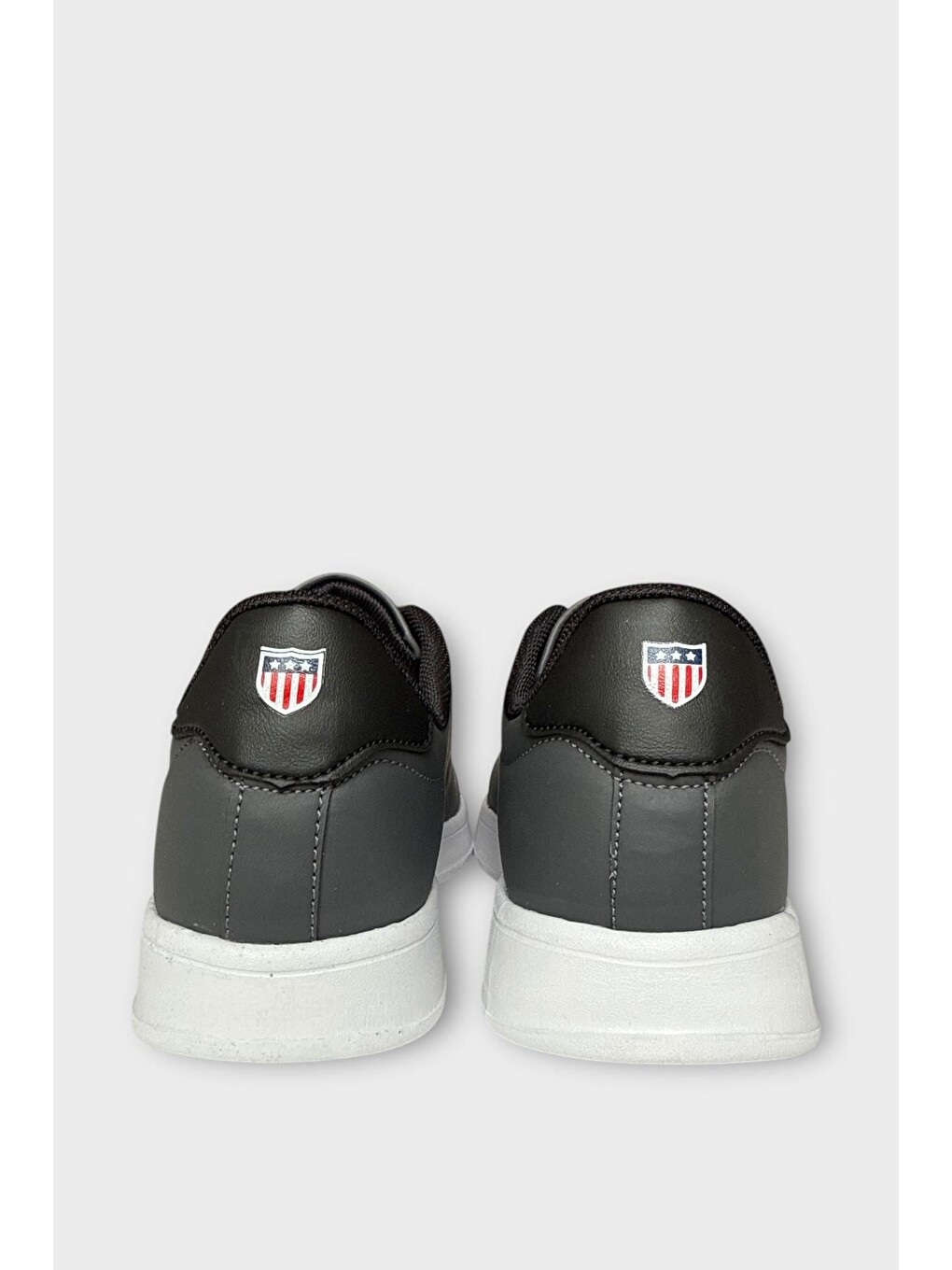 Gri Unisex Sneakers Günlük Spor Ayakkabı Füme - Siyah-12