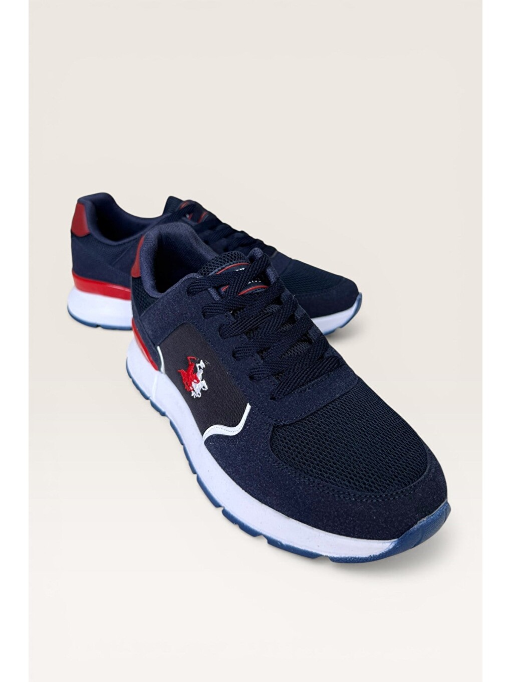 Erkek Ortopedik Airfile Günlük Yürüyüş Koşu Sneaker Spor Ayakkabı Lacivert-1