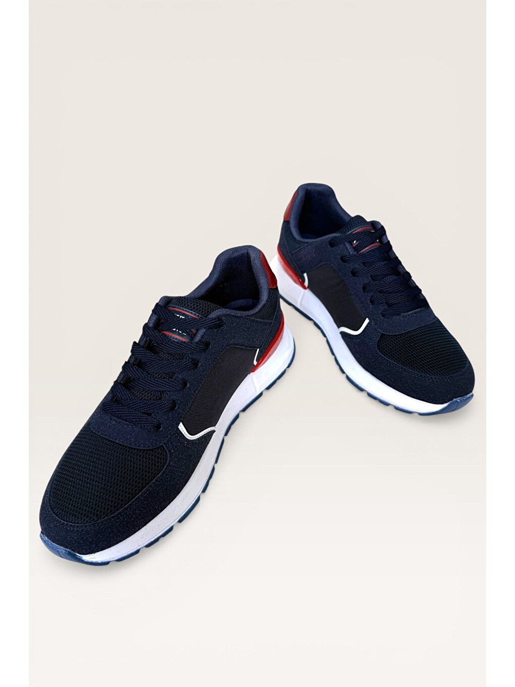 Erkek Ortopedik Airfile Günlük Yürüyüş Koşu Sneaker Spor Ayakkabı Lacivert-2