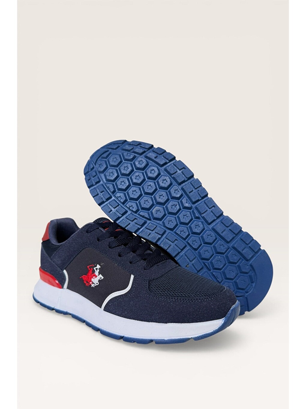 Erkek Ortopedik Airfile Günlük Yürüyüş Koşu Sneaker Spor Ayakkabı Lacivert-4