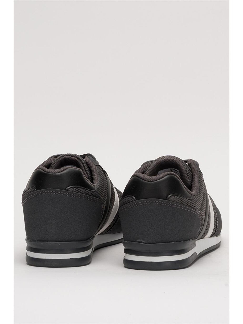 Gri Unisex Airfile İnce Taban Spor Ayakkabı Füme-siyah-5