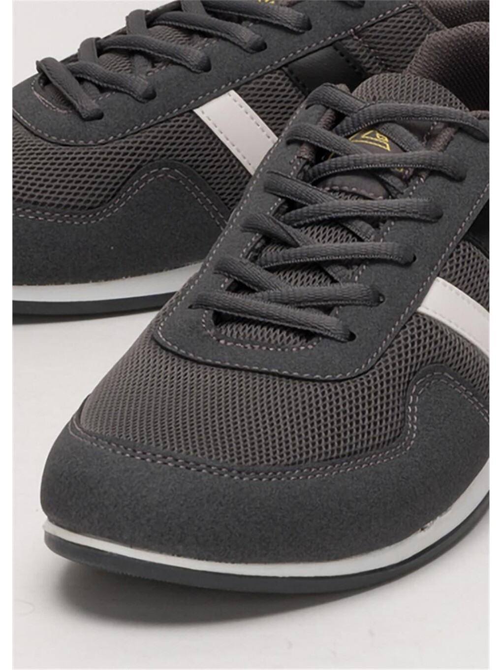 Gri Unisex Airfile İnce Taban Spor Ayakkabı Füme-siyah-10