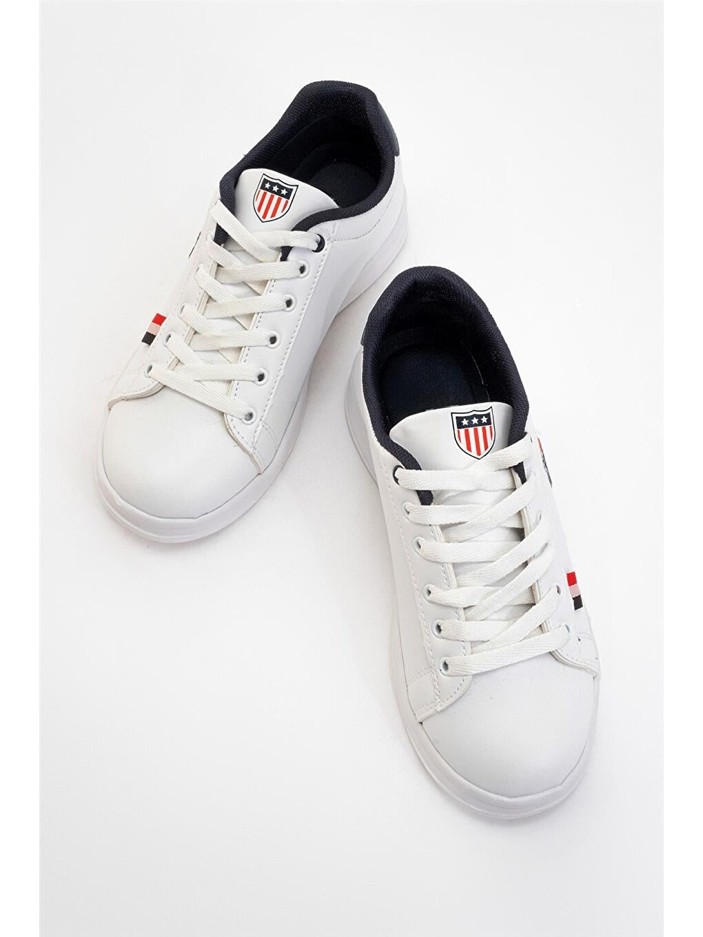 Unisex Sneakers Günlük Spor Ayakkabı Beyaz-lacivert-4