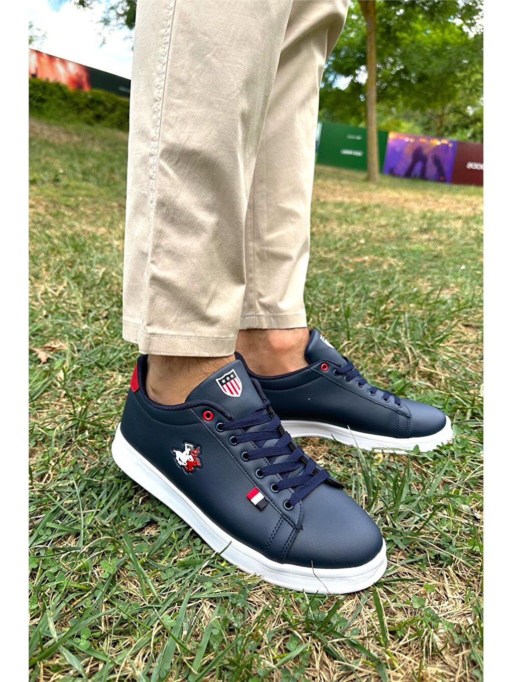 Unisex Sneakers Günlük Spor Ayakkabı Lacivert-17