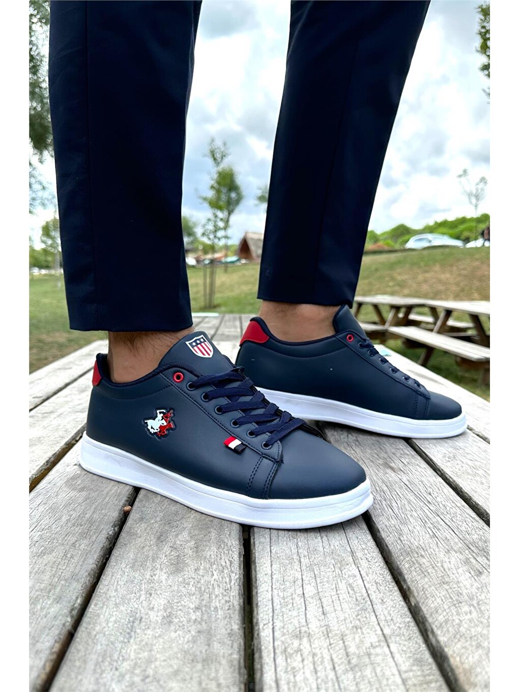 Unisex Sneakers Günlük Spor Ayakkabı Lacivert-24