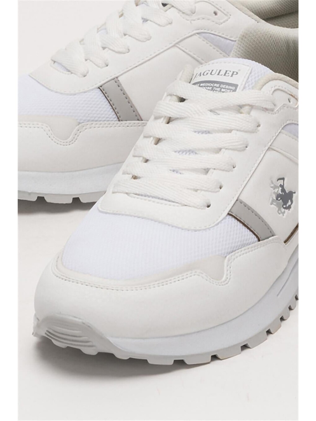 Erkek Ortopedik Günlük Yürüyüş Koşu Sneaker Spor Ayakkabı Beyaz-7
