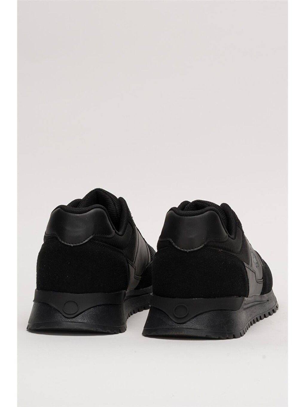 Erkek Ortopedik Günlük Yürüyüş Koşu Sneaker Spor Ayakkabı Siyah-6