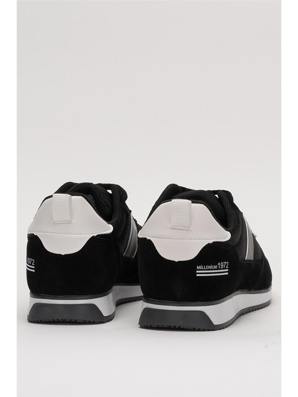Erkek Günlük Sneaker Spor Ayakkabı Siyah - Beyaz-6
